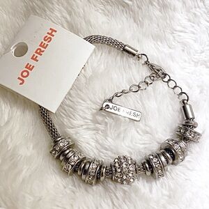 🆕 Pandora style rhinestone Flexible bracelet